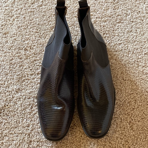 Free People Leather Studded Chelsea Boots - Picture 6 of 9